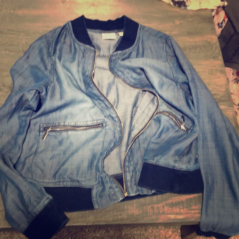 Light weight jean jacket style blazer